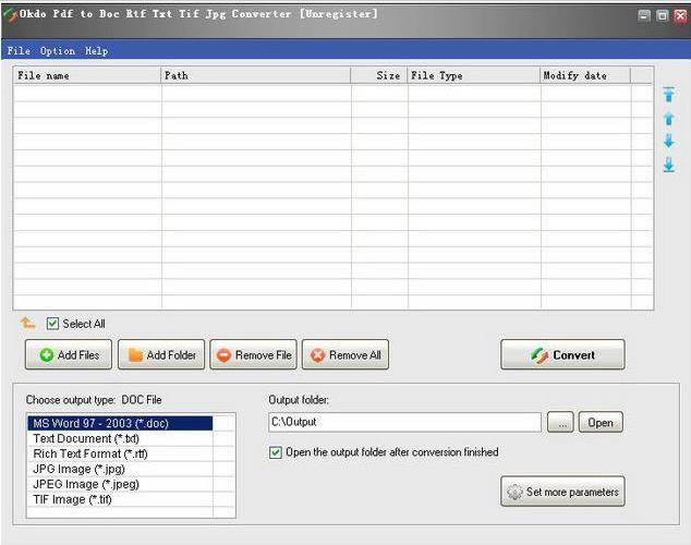 Okdo Pdf to Doc Rtf Txt Tif Jpg Converter-pdfתDoc/Rtf/Txt/Tif/Jpg-Okdo Pdf to Doc Rtf Txt Tif Jpg Converter v5.6ٷ