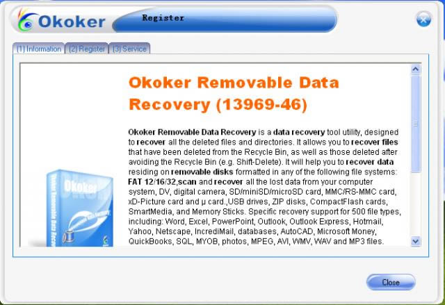 Okoker Removable Data Recovery-ݻָ-Okoker Removable Data Recovery v4.9ٷ