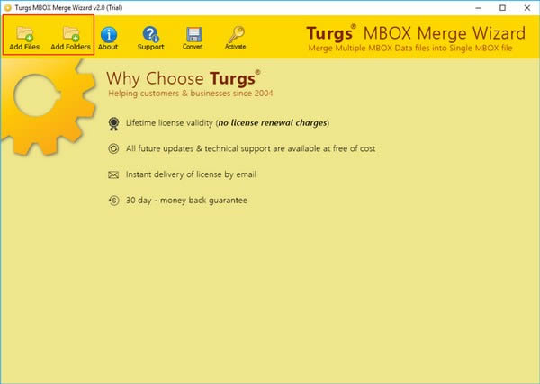 Turgs MBOX Merge Wizard(MBOXϲ)