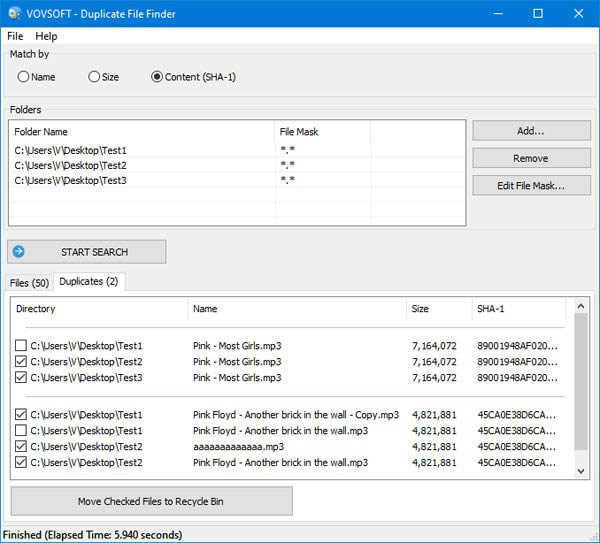 VovSoft Duplicate File Finder(ظļ)