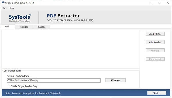 SysTools PDF Extractor(PDFļȡ)