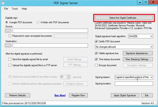 PDF Signer Server(ǩ)