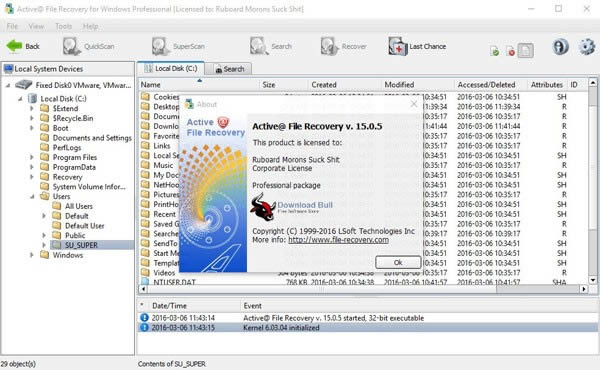 Active File Recovery for Windows Professional(ļָ)