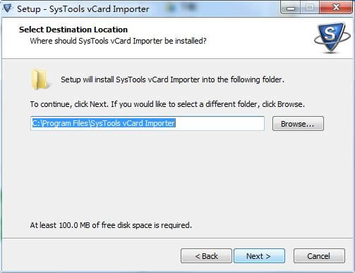 SysTools vCard Importerͼ