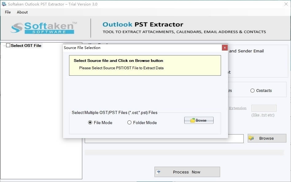 Softaken Outlook PST Extractorͼ