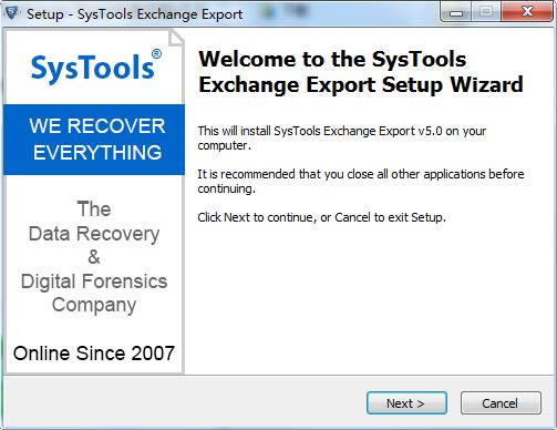 SysTools Exchange Exportͼ