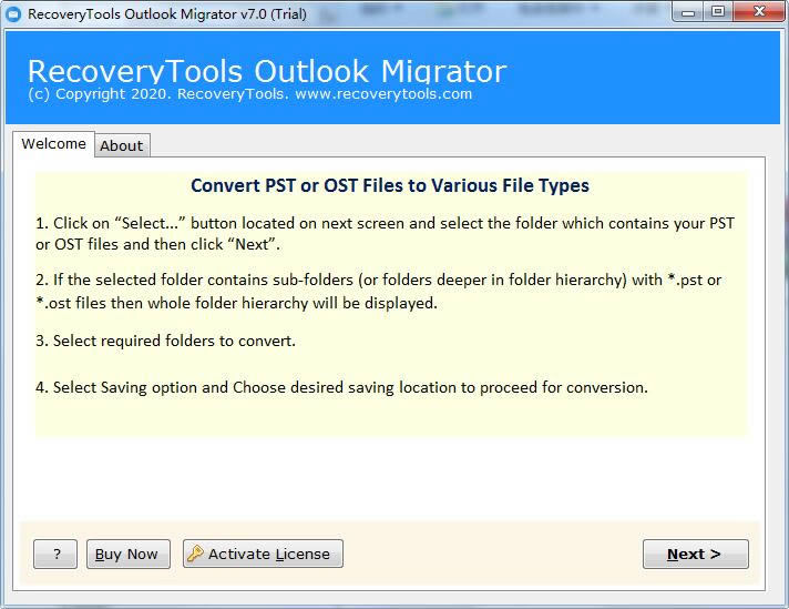 RecoveryTools Outlook Migratorͼ