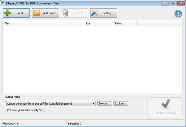 Mgosoft XPS To PDF Converter(XPSתPDF)