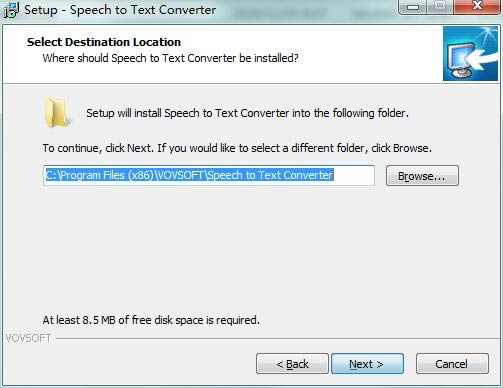 Vovsoft Speech to Text Converterͼ