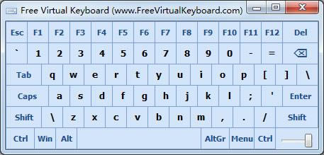 Free Virtual Keyboard-虚拟键盘-Free Virtual Keyboard下载 v3.0.1.0绿色版